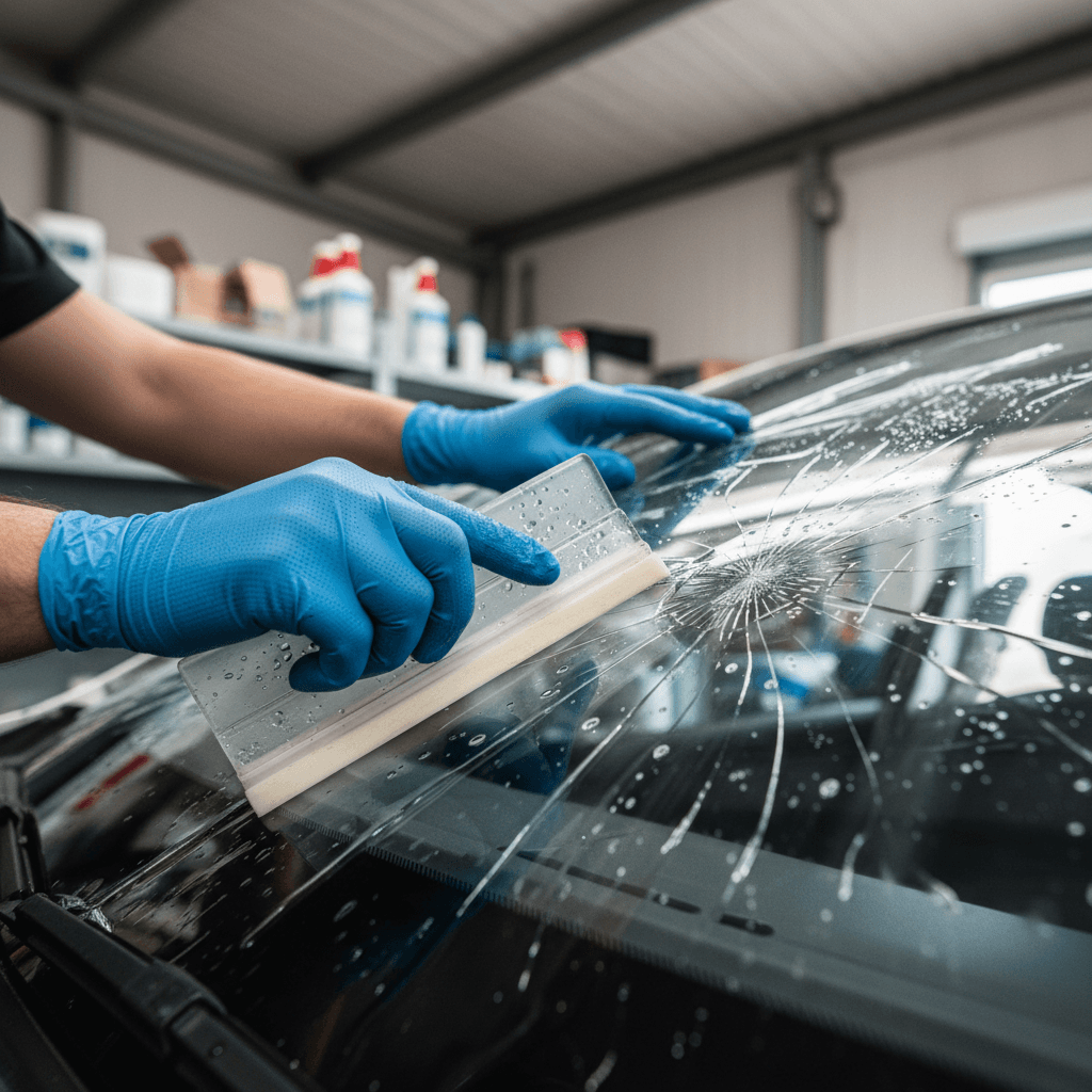 Repairing a wiper scuff